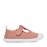 Buty dla dziewczynek - Kapcie DeeZee CEO-CP91-25819(DZ) Brązowy - miniaturka - grafika 1