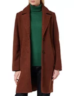 Płaszcze damskie - TOM TAILOR Damski Płaszcz podstawowy 1032458, 30041 - Grounded Brown, XL - miniaturka - grafika 1