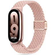 Akcesoria do smartwatchy - Pasek TECH-PROTECT NylonMag do Xiaomi Smart Band 8/8 NFC/9/9 NFC Jasnoróżowy - miniaturka - grafika 1