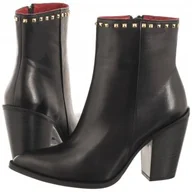 Botki damskie - Botki Czarne B4623_-E50-000-PSK-D15 (CI750-a) Carinii - miniaturka - grafika 1