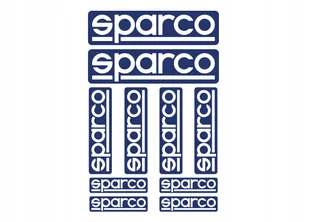Sparco zestaw naklejek, 10 sztuk - Akcesoria motoryzacyjne - miniaturka - grafika 1