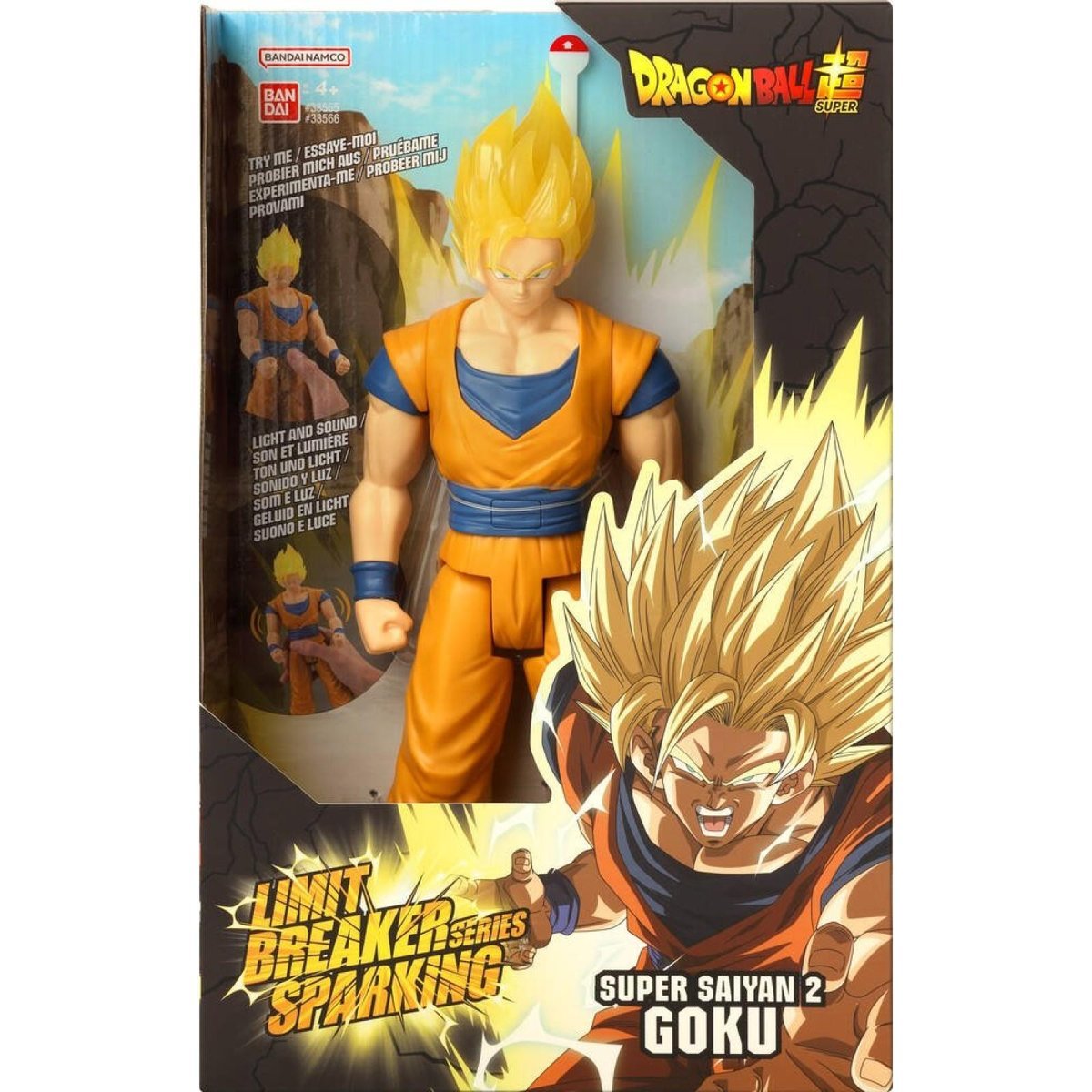 Duża Figurka Son Goku 30cm Dragon Ball z Son Goku Super Saiyan 2 Sajan