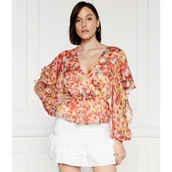 Bluzki damskie - GUESS Bluzka | Regular Fit - miniaturka - grafika 1