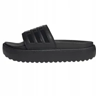 Klapki i japonki damskie - Klapki adidas Adilette Platform HQ6179 43 czarny - miniaturka - grafika 1