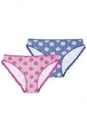 Bawełniane figi damskie (2 pack) w róże LPR 580 - Majtki damskie - miniaturka - grafika 1