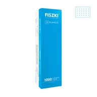 Pozostałe języki obce - FISZKI in blanco - białe kartoniki w kropki - 1000 szt. - miniaturka - grafika 1