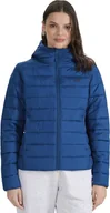 Kurtki i kamizelki sportowe damskie - Kurtka damska puchowa 4F F580 granatowa 4FWAW25TDJAF580 30S M - miniaturka - grafika 1