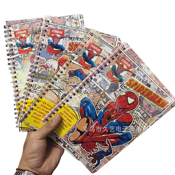 ZESZYT W LINIĘ notes SPIDERMAN A5 NOTATNIK dziecięcy 60 kartek dla dzieci