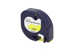 Zamiennik taśmy DYMO 59423 12mm żółta/czarny - Etykiety do drukarek - miniaturka - grafika 1