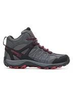 Buty trekkingowe męskie - Merrell Botki turystyczne "Accentor 3 GTX" w kolorze szarym - miniaturka - grafika 1