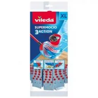 Miotły, szufle, mopy - Vileda 3ACTION VELOUR mop paskowy 140008 - miniaturka - grafika 1