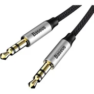 Kable - Baseus Kabel Baseus Minijack 3.5 Minijack 3.5 1m Czarny 27890-uniw - miniaturka - grafika 1