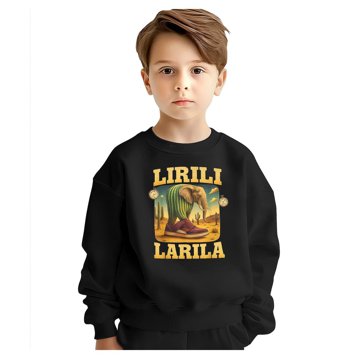 BLUZA DZIECIĘCA BRAINROT LIRILI LARILA 110-116 DLA CHŁOPCA DZIEWCZYNKI