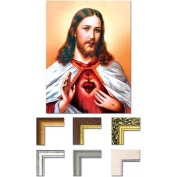 Obraz Serce Jezusa - Ikony i obrazy sakralne - miniaturka - grafika 1