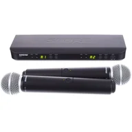 Mikrofony estradowe - Shure BLX288E/SM58-H8E zestaw bezprzewod podwójny SHBLX288ESM58H8E - miniaturka - grafika 1