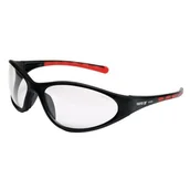 Okulary ochronne - YATO okulary ochronne bezbarwne typ 91692 oprawki czarne YT-7371 - miniaturka - grafika 1