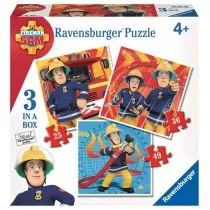 Ravensburger Strażak Sam puzzle 3w1 - Puzzle - miniaturka - grafika 1