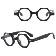 Okulary korekcyjne, oprawki, szkła - Okulary Lenonki zerówki do komputera z filtrem BLUE LIGHT STL41F czarne + akcesoria - miniaturka - grafika 1