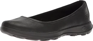 Skechers Damskie baleriny Go Walk Lite Gem, Czarny materiał tekstylny Bbk, 40 EU - Moda i Uroda OUTLET - miniaturka - grafika 1