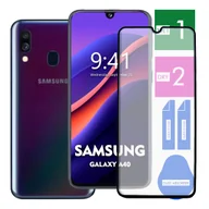 Szkła hartowane na telefon - SZKŁO HARTOWANE DO SAMSUNG GALAXY A40 NA TELEFON PEŁNE CAŁY EKRAN 9H 5D - miniaturka - grafika 1