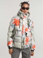 Kurtki damskie - G-Star Kurtka zimowa w kolorze kremowo-pomarańczowym - miniaturka - grafika 1