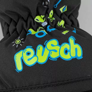 Dziecięce Rękawiczki REUSCH KIDS MITTEN 62/85/405/7700 – Czarny - Odzież trekkingowa męska - miniaturka - grafika 1