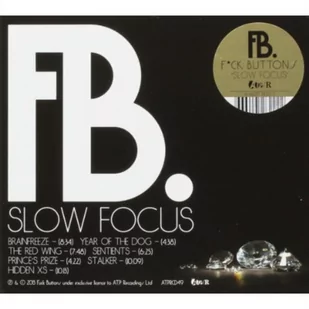 Fk Buttons: Slow Focus (CD) - Muzyka elektroniczna - miniaturka - grafika 1