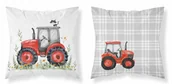 Pościel dla dzieci - Poszewka dziecięca bawełniana 40x40 psba 0049a traktor - miniaturka - grafika 1