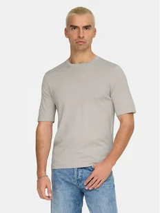Only & Sons T-Shirt Wyler 22022928 Beżowy Regular Fit - Koszulki męskie - miniaturka - grafika 1
