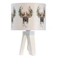 Lampy stojące - Świąteczna lampka z abażurem trójnóg - 9X S285 Varax - miniaturka - grafika 1
