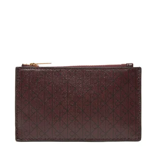 Duży Portfel Damski Calvin Klein Emblem Aop Top Zip Cardcase LV04F1084G Brązowy - Portfele - miniaturka - grafika 1