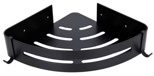 Półka loftowa narożna MYZEA czarna do łazienki - Półki łazienkowe - miniaturka - grafika 1