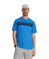 Koszulki męskie - Spyder ARC SS Crew, męski, Cobalt, S - miniaturka - grafika 1