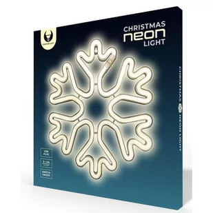 Neon FOREVER TF1 Christmas Płatek śniegu Biały Bat + USB FLNE20 - Pozostałe oświetlenie - miniaturka - grafika 2