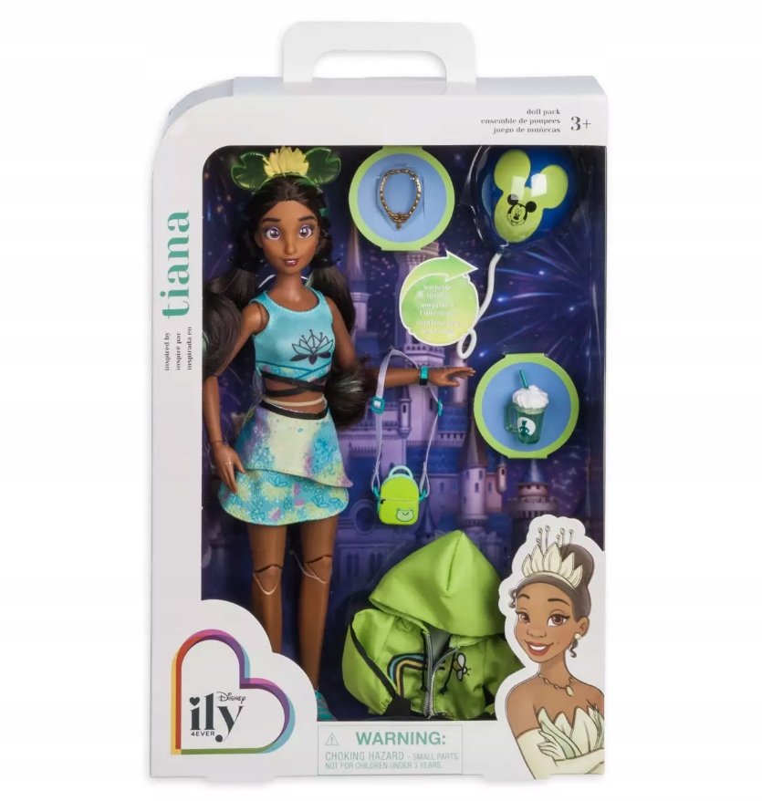 Disney Lalka Tiana Księżniczka I Żaba 4EVER