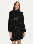 Sukienki - Vila Sukienka koktajlowa 14103750 Czarny Regular Fit - miniaturka - grafika 1