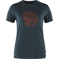 Koszulki i topy damskie - Fjallraven Abisko Fox SS Wool Top Women, dark navy XS 2021 Koszulki treningowe z krótkim rękawem F84118-555-XS - miniaturka - grafika 1