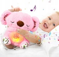 Zabawki interaktywne dla dzieci - SZUMIĄCY KOALA ODDYCHAJĄCA PRZYTULANKA MASKOTKA SZUMIĄCA USPOKAJACZ MIŚ - miniaturka - grafika 1