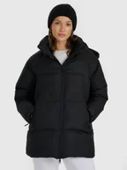 Kurtki damskie - 4F Kurtka puchowa z wypełnieniem naturalnym damska - czarna XS - miniaturka - grafika 1