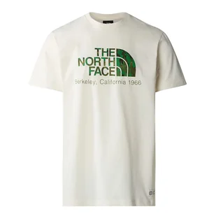 Koszulka The North Face Berkeley California 0A87U5Y1O1 - biała - Koszulki sportowe męskie - miniaturka - grafika 1