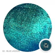 Cienie do powiek - D-02- Blue Lagoon Pigment kosmetyczny 2ml - miniaturka - grafika 1
