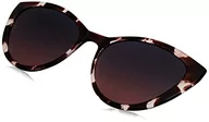 Okulary przeciwsłoneczne - MODO & ECO Damskie okulary przeciwsłoneczne Ela Clip On Dark Purple Tortoise, 50, Ciemnofioletowy Tortoise - miniaturka - grafika 1