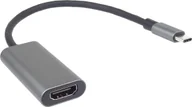 Adaptery i przejściówki - Adapter USB PremiumCord PremiumCord Převodník USB-C na HDMI, rozlišení 4K a FULL HD 1080p, kovové pouzdro - miniaturka - grafika 1