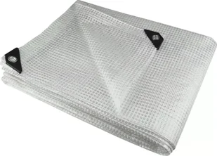 Plandeka Dedra PLANDEKA 4X5M, 100G/M2 PRZEŹROCZYSTA, ZBROJONA DEDRA N09045 - Folie budowlane - miniaturka - grafika 1