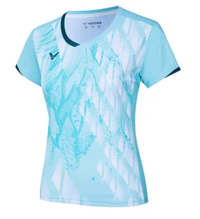 Koszulka damska Victor T-Shirt T-46000TD M L - Koszulki sportowe damskie - miniaturka - grafika 1