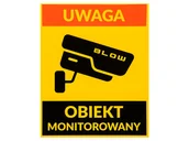 Akcesoria do monitoringu - 78-953# Naklejka obiekt monitorowany 200x250mm - miniaturka - grafika 1