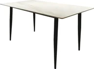 Stoły - kontrast Stół do salonu jadalni ceramiczny blat Satuario 120x70x75 beżowy - miniaturka - grafika 1