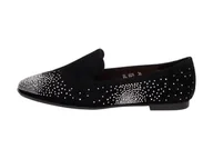 Półbuty damskie - Czarne półbuty damskie Sergio Leone Bl601 Mic - miniaturka - grafika 1