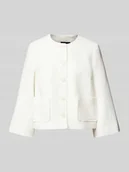 Marynarki i żakiety damskie - Żakiet z efektem bouclé model ‘Jovanna’ - miniaturka - grafika 1