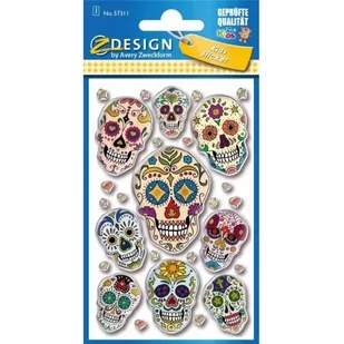 Zdesign Naklejki wypukłe Meksykańskie czaszki - Zabawki kreatywne - miniaturka - grafika 1